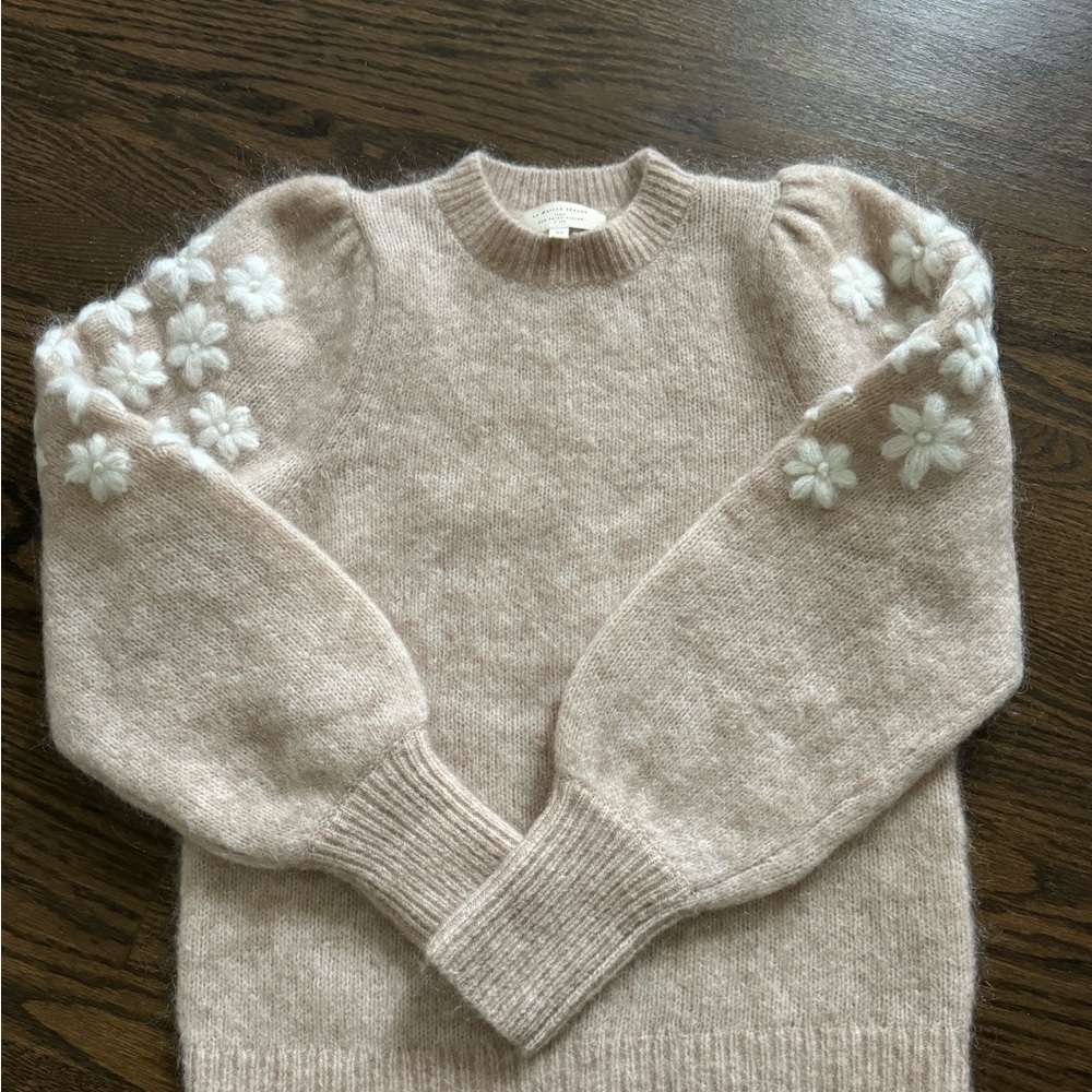 Sézane Luke Jumper (Sweater) with Floral Accents